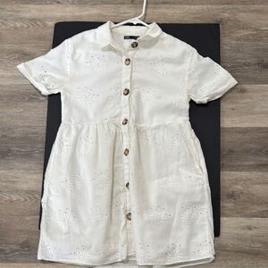 Zara | Dresses | Zara Green Pinafore Mini Dress Small Xs | Poshmark